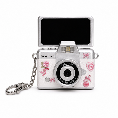 Mini Caméra Rétro Digitale + STICKERS Cherry Blossom Edition
