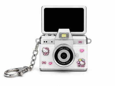 Mini Caméra Rétro Digitale + STICKERS Hello Kitty Edition