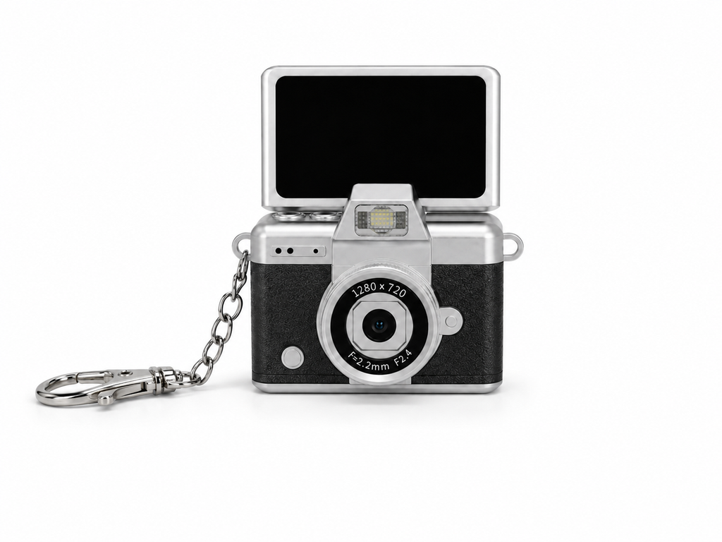 Mini Digitale Retro Camera + STICKERS Cherry Bow Editie