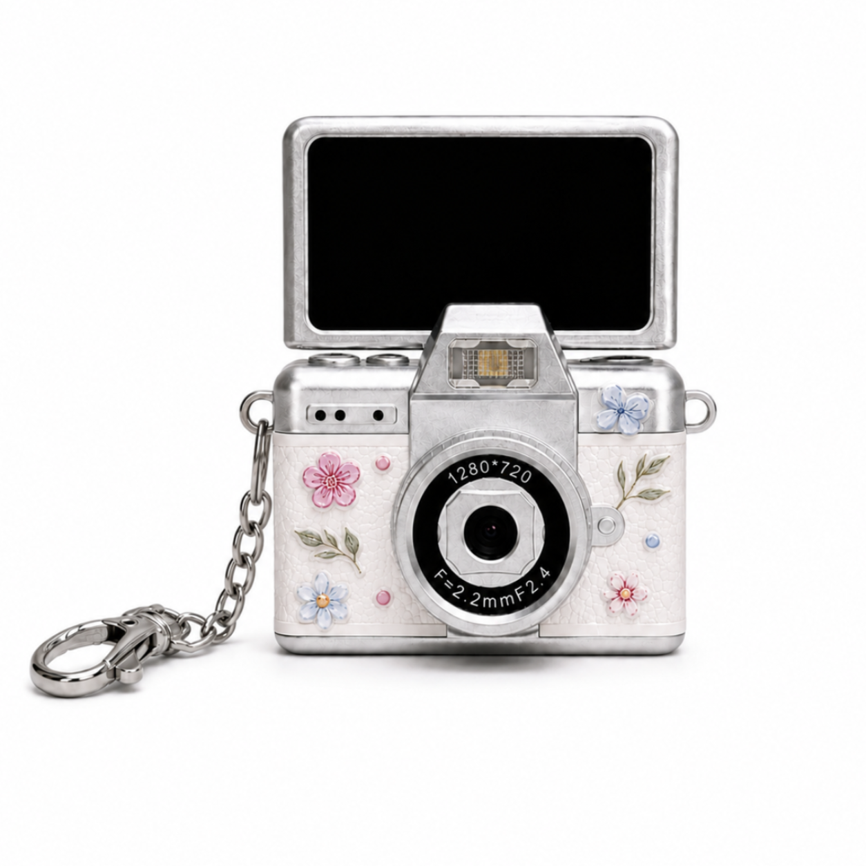 Mini Digitale Retrocamera + STICKERS Cherry Bow Editie