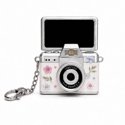 Mini Caméra Rétro Digitale + STICKERS Cherry Bow Edition